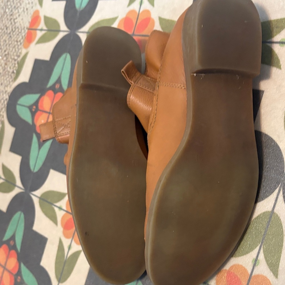 Nine West Tan ( Camel) Leather Women’s Boots - Picture 3 of 5